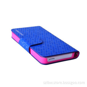 Leather case for iPhone 5, shine color